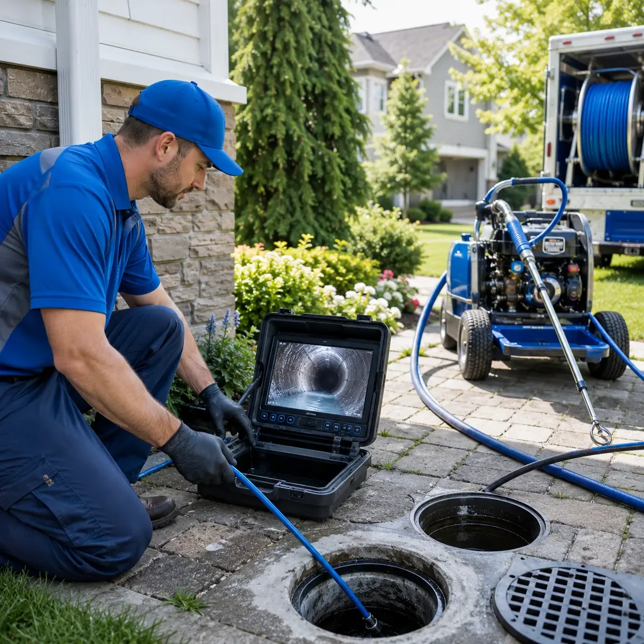 Outdoor drain cleaning professionals serving Lovingston, VA